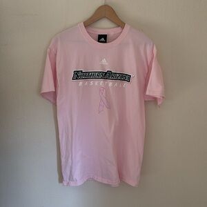 Adidas x Northern Arizona University Basketball Pink Short Sleeve Tee